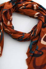 Jasmin Scarf Burnt Orange Burnt Orange - Jasmin Scarf Burnt Orange