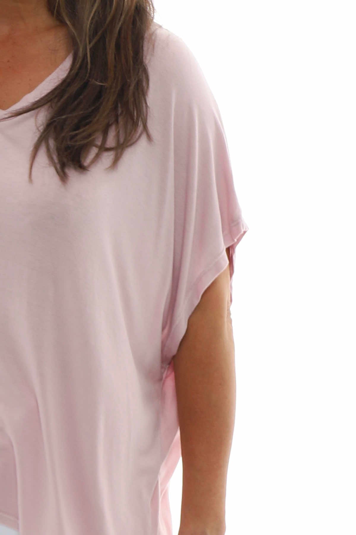 Camelia V-Neck Top Pink