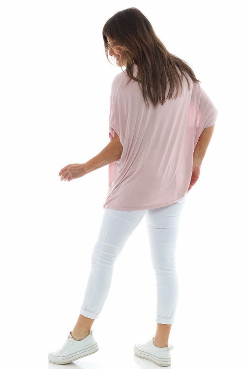 Camelia V-Neck Top Pink - Image 6