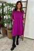 Joanna Cotton Dress Purple