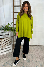 Betty Cotton Top Lime Lime - Betty Cotton Top Lime