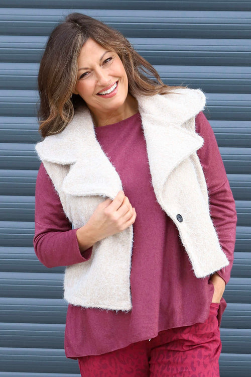 Esmeralda Gilet Stone - Image 1