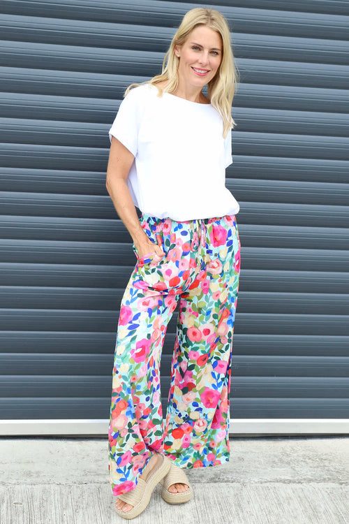 Lelia Print Trousers Mint - Image 2