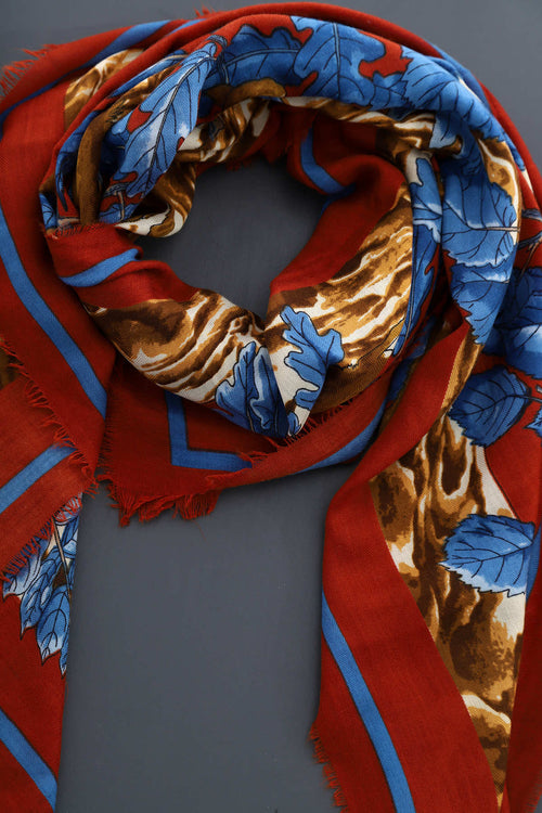 Elaine Scarf Burnt Orange - Image 2