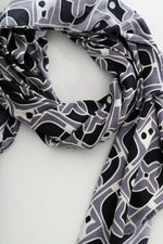 Linda Scarf Black Black - Linda Scarf Black