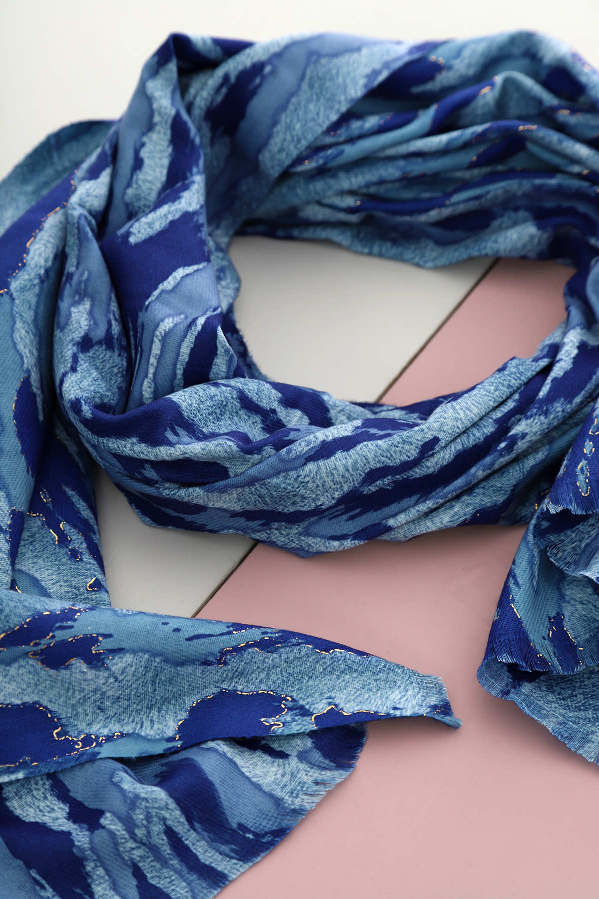 Marie Scarf Cobalt