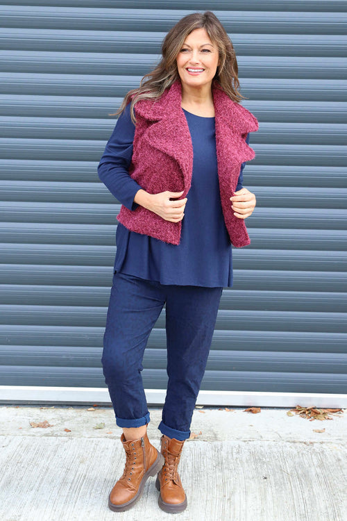 Esmeralda Gilet Wine - Image 1