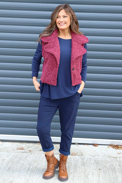 Esmeralda Gilet Wine - Image 2