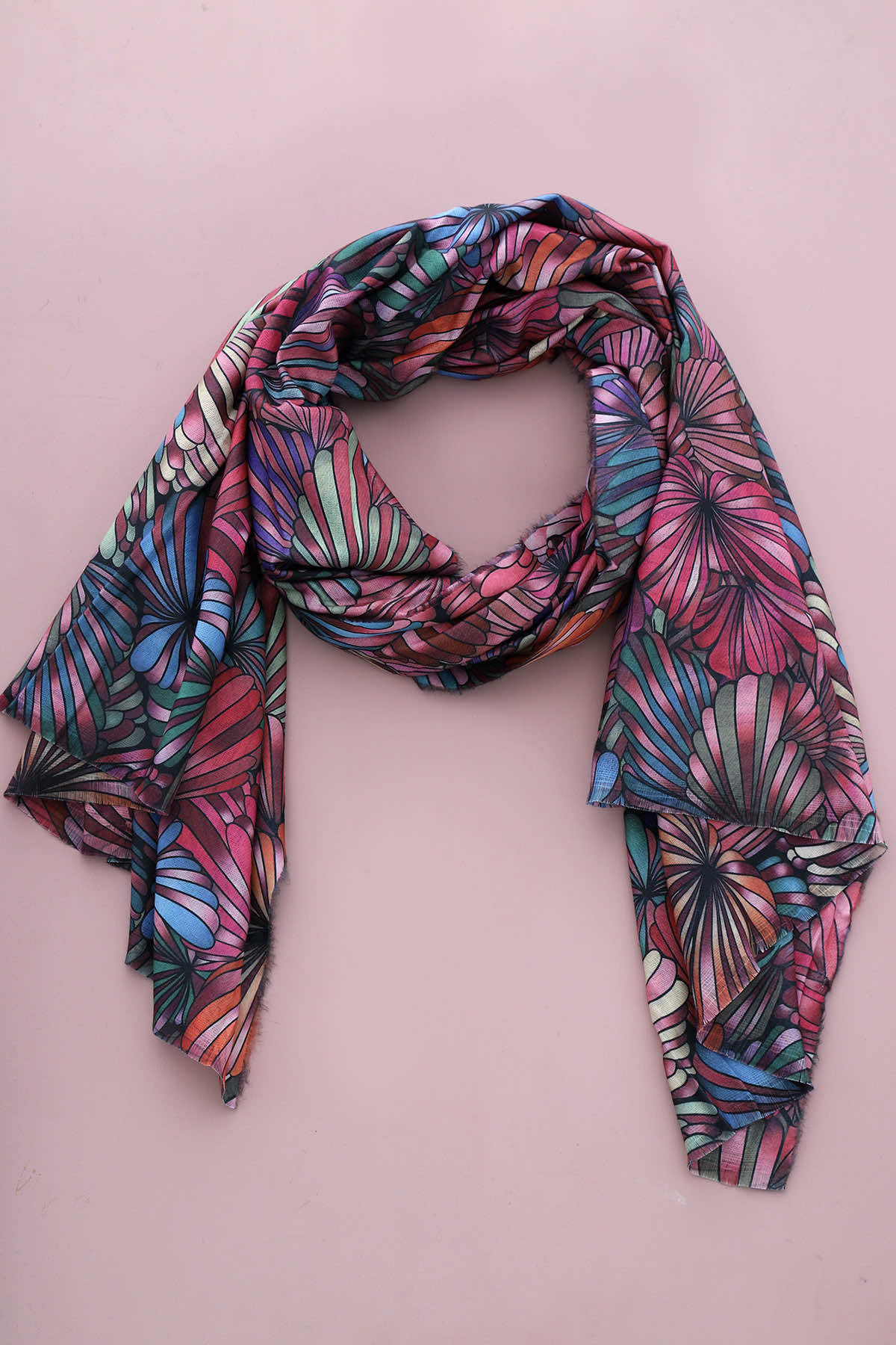 Harriet Scarf Fuchsia