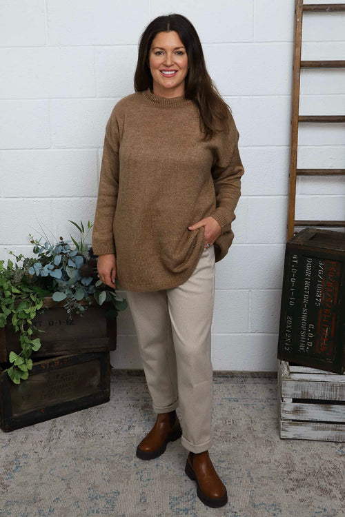 Elaine Knitted Jumper Camel - Image 2