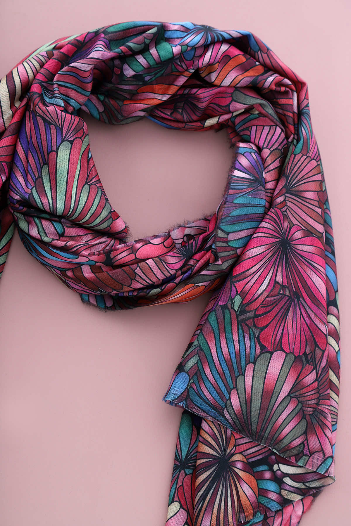 Harriet Scarf Fuchsia