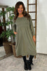 Joanna Cotton Dress Khaki