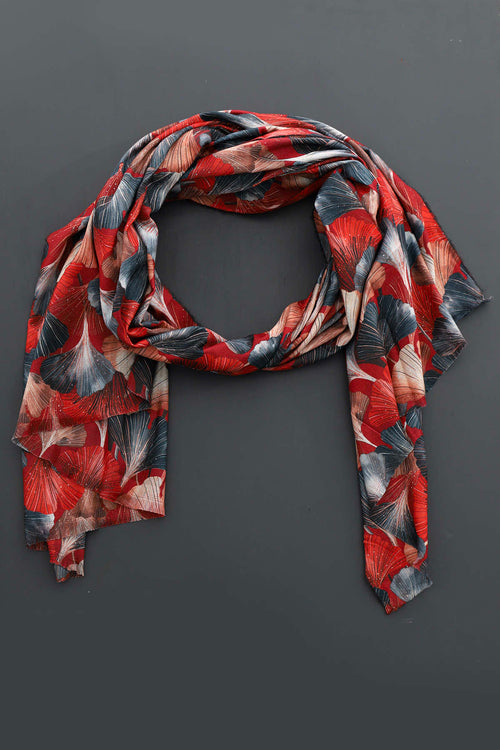 Meryl Scarf Red - Image 2