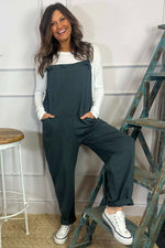 Pabo Jersey Dungarees Charcoal Charcoal - Pabo Jersey Dungarees Charcoal