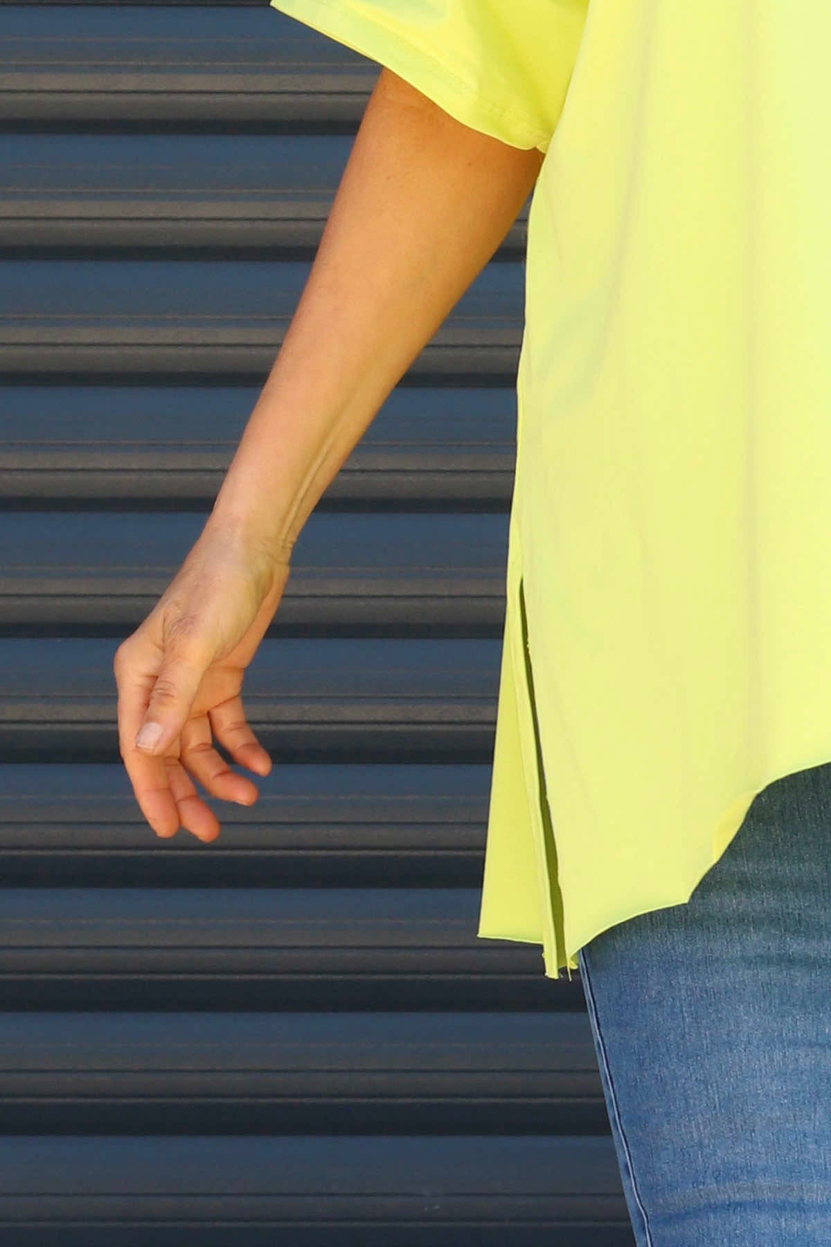 Bantham Strap Back Cotton Top Yellow