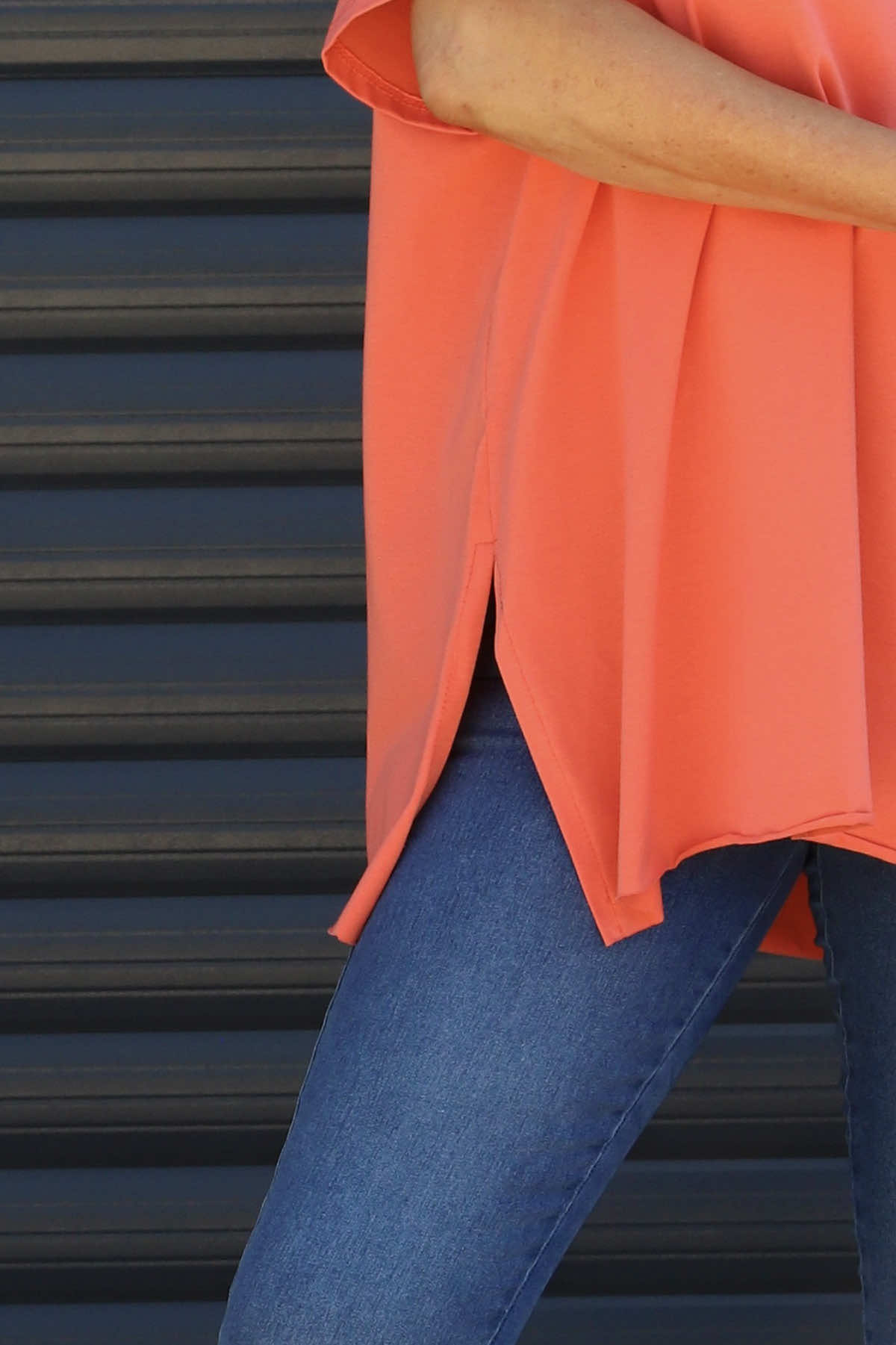 Bantham Strap Back Cotton Top Orange