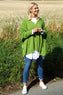 Hattie Knitted Cardigan Olive