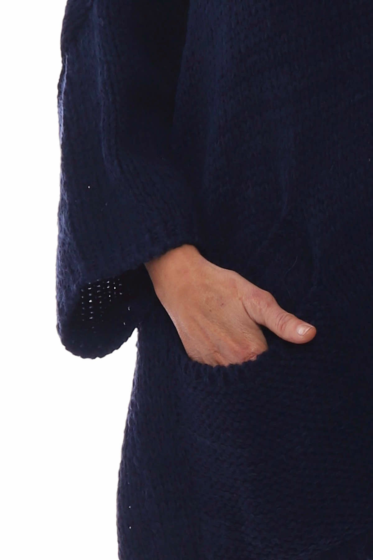 Florence Pocket Slouch Jumper Navy