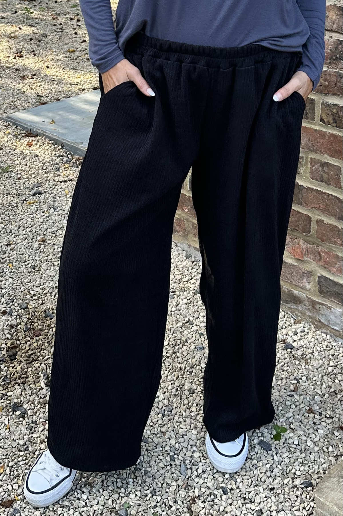 Mason Cord Trousers Black