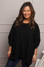 Bianca Cotton Top Black Black - Bianca Cotton Top Black