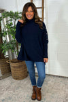 Jennifer Button Jumper Navy