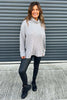 Toni Polo Neck Top Grey