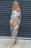 Lelia Print Trousers Light Blue