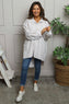Christina Stripe Shirt Mocha