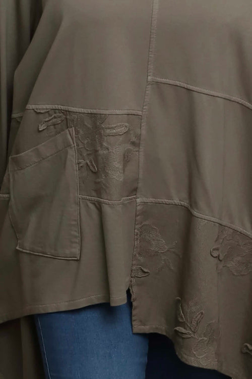 Berenice Cotton Top Mocha - Image 3