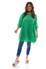 Siena Tiered Linen Tunic Green