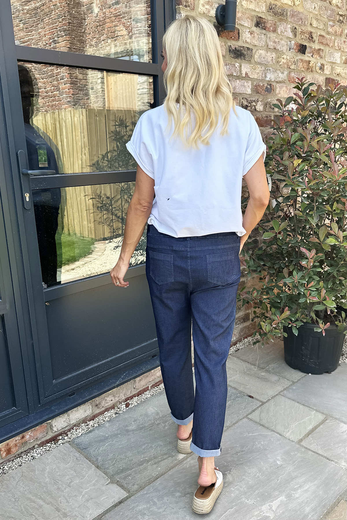 Lydia Denim Trousers Dark Denim