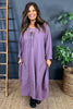 Maura Cotton Dress Purple