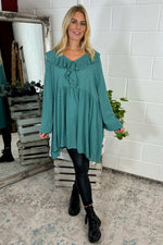 Juliana Blouse Sage Green Sage Green - Juliana Blouse Sage Green