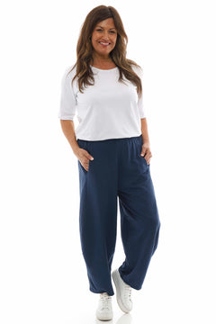 Kensley Cotton Pants Navy