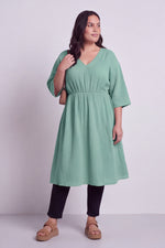 Illaria Crinkle Cotton Dress Mint Green Mint - Illaria Crinkle Cotton Dress Mint Green
