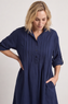 Janie Cotton Dress Navy
