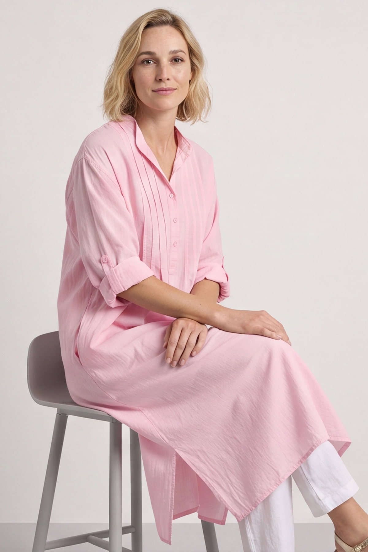 Janie Cotton Dress Pink