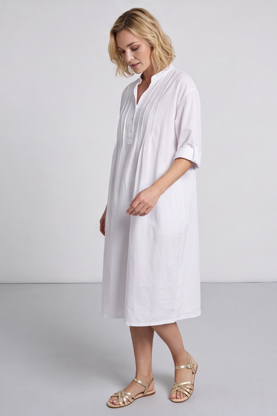 Janie Cotton Dress White