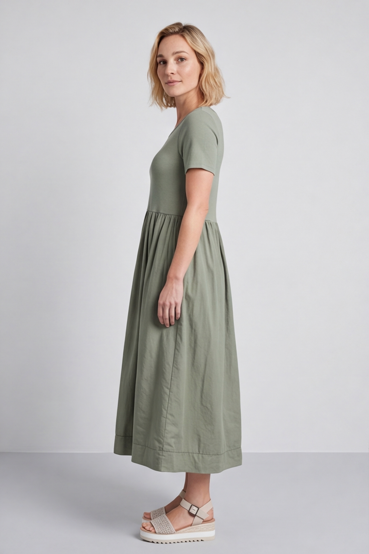 Ada Sage Pocket Dress