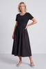 Ada Black Pocket Dress