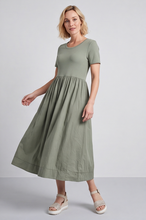 Ada Sage Pocket Dress - Image 3