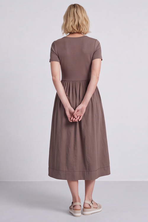 Ada Cocoa Pocket Dress - Image 2