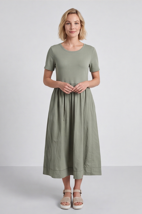 Ada Sage Pocket Dress - Image 6