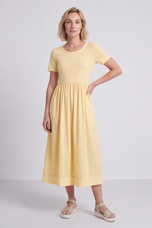 Ada Yellow Pocket Dress - Image 6