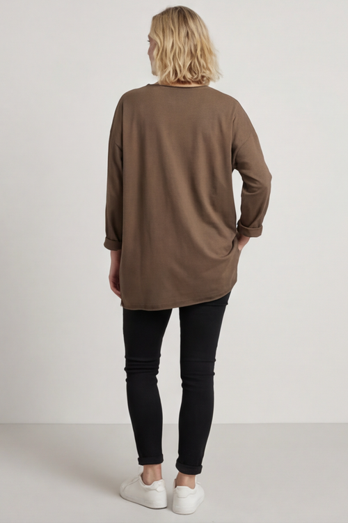 Jodene Star Cotton Top Cocoa - Image 4