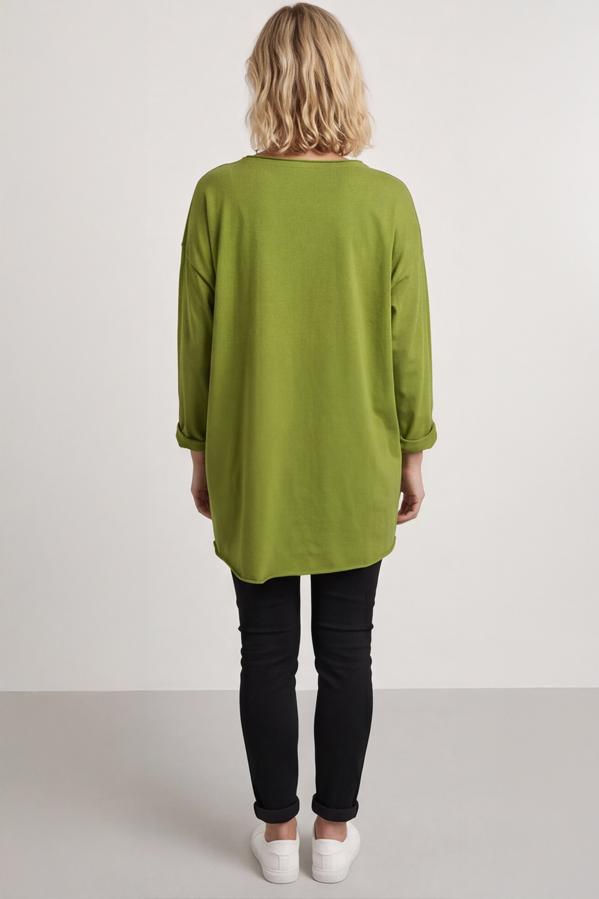 Jodene Star Cotton Top Olive