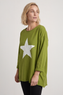 Jodene Star Cotton Top Olive