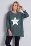 Jodene Star Cotton Top Charcoal