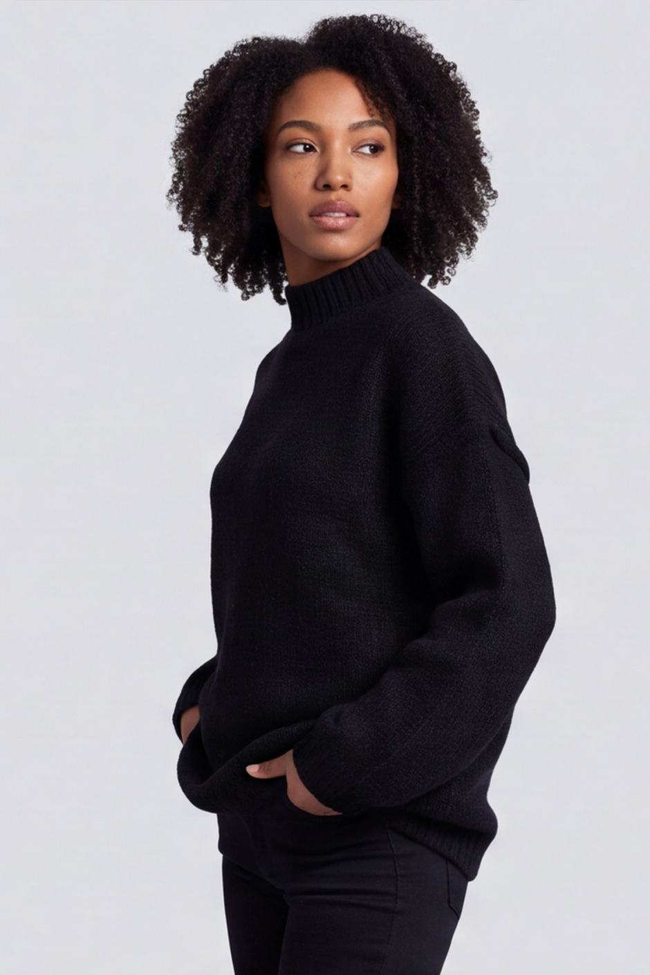 Jonie Knitted Jumper Black