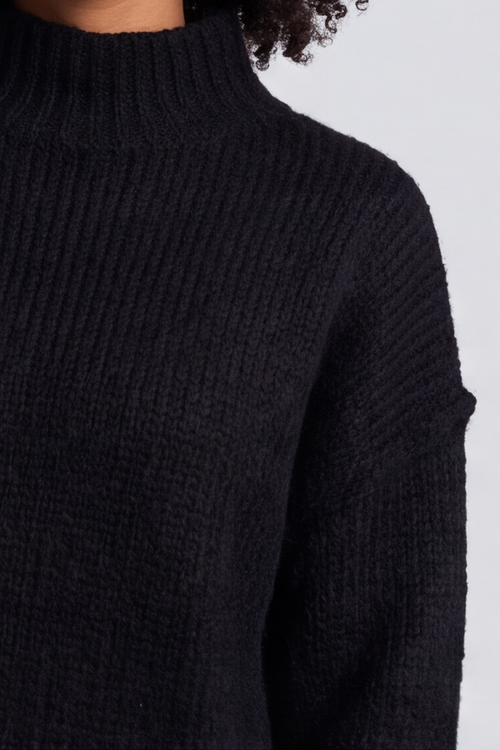 Jonie Knitted Jumper Black - Image 5